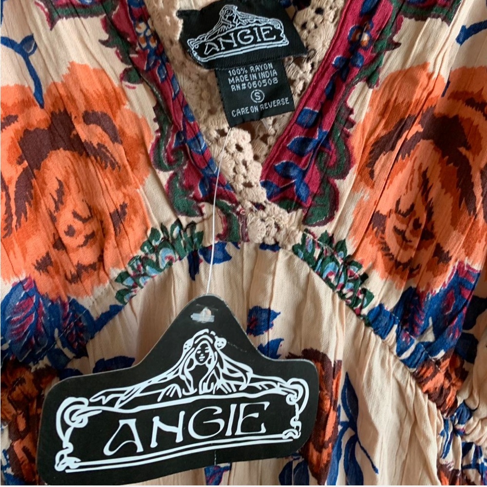 Angie Floral Sleeveless Dress! Size Small! - Picture 4 of 4